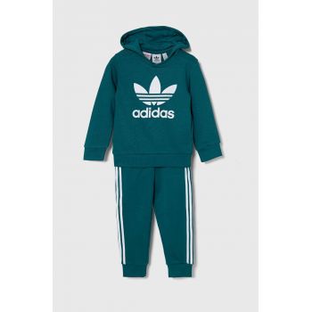 adidas Originals trening copii HOODIE SET culoarea verde, IX5166