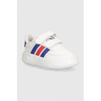 adidas sneakers pentru copii BREAKNET 2.0 CF culoarea alb, ID5278