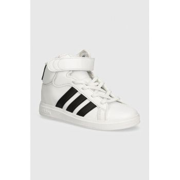 adidas sneakers pentru copii GRAND COURT MID culoarea alb, IE3862