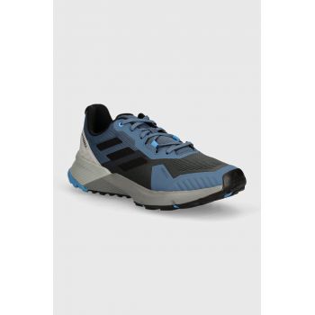 adidas TERREX pantofi Soulstride barbati, culoarea albastru marin, IH6023