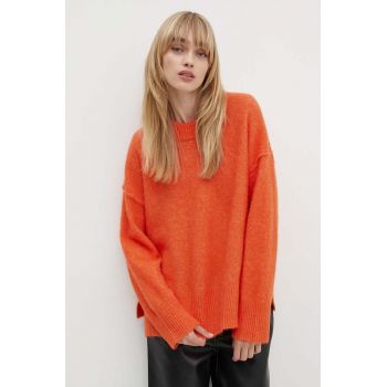 Day Birger et Mikkelsen pulover de lana Josie - Cozy Days RD femei, culoarea portocaliu, DAY65243258