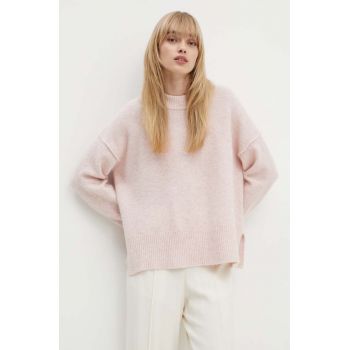 Day Birger et Mikkelsen pulover de lana Josie - Cozy Days RD femei, culoarea roz, DAY65243258