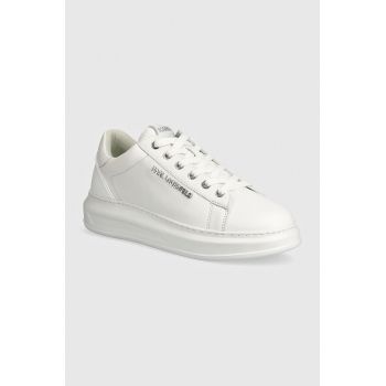 Karl Lagerfeld sneakers din piele KAPRI MENS culoarea alb, KL52575N