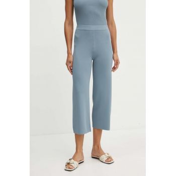 Max Mara Leisure pantaloni femei, drept, high waist, 2426336017600