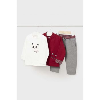 Mayoral compleu bebe culoarea bordo, 2818