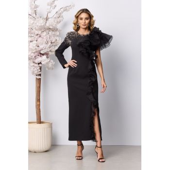 Rochie de ocazie premium Ludovica Neagra