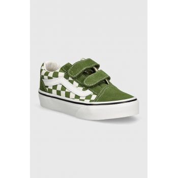 Vans tenisi copii Old Skool culoarea verde, VN000CYWCIB1