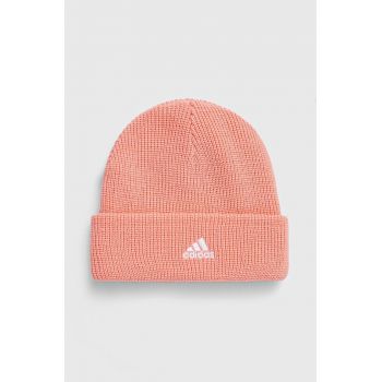 adidas Performance caciula copii LK BEANIE culoarea roz, IY7846