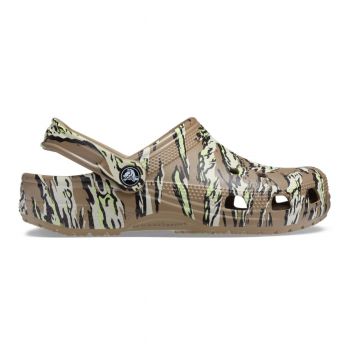 Saboti Crocs Classic Printed Camo Clog Maro - Khaki