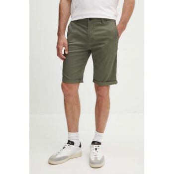 Lindbergh pantaloni scurti barbati, culoarea verde, 30-505044