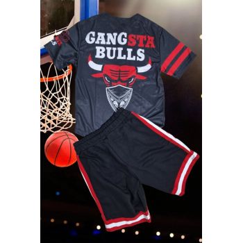 Compleu Gangsta Bulls Negru