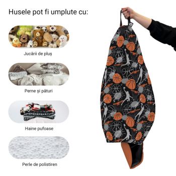 Husa fotoliu Puf Bean Bag tip Para L fara umplutura basket