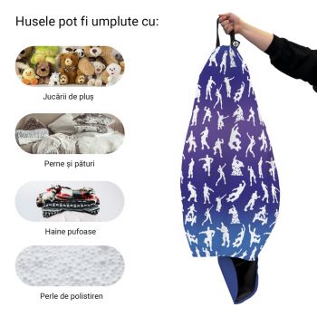 Husa fotoliu Puf Bean Bag tip Para L fara umplutura fortnite