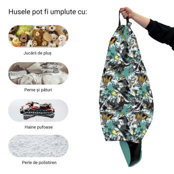 Husa fotoliu Puf Bean Bag tip Para L fara umplutura snowboard