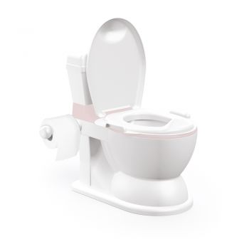 Olita educationala 2 in 1 tip wc cu sunete XL Roz