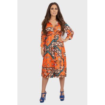 Rochie Midi Orange