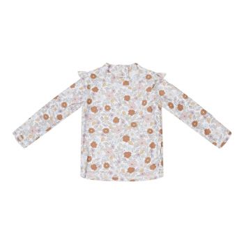 Bluza pentru fete, anti-UV, Vintage Little Flowers