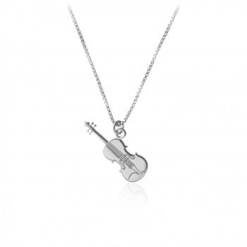 Colier Violin din Argint 925 - Vioara personalizabila