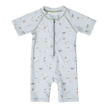 Costum de baie intreg anti-UV Sailors Bay Olive - Little Dutch