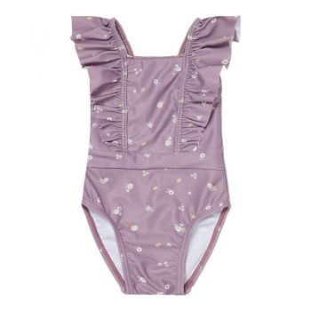 Costum de baie anti-UV Mauve Blossom - Little Dutch