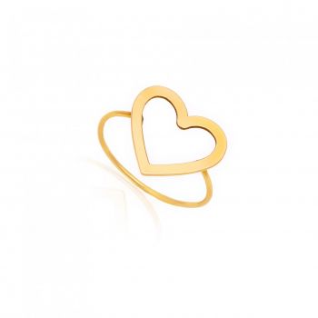 Inel Simplicity Heart din Aur 14k