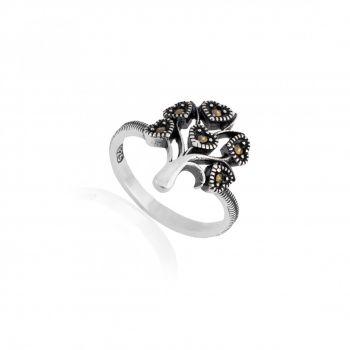 Inel din Argint 925 cu marcasite 3.30g