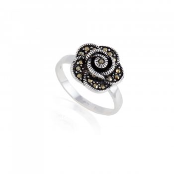 Inel din argint 925 cu marcasite 4.35g