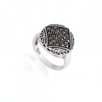 Inel din argint 925 cu marcasite 5.10g