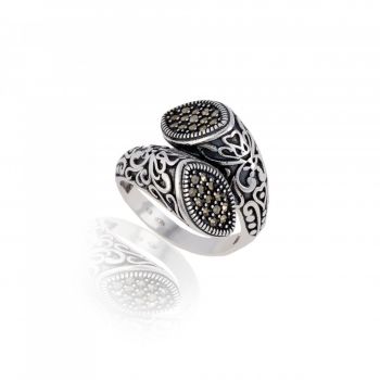 Inel din argint 925 cu marcasite 6.06g