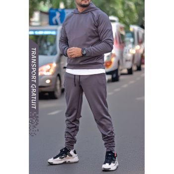 Trening cu gluga - BROOKLIN GREY