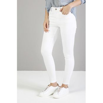 Blugi skinny cu talie inalta