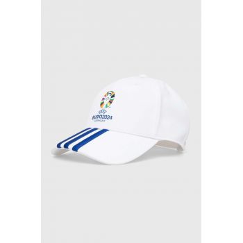 adidas Performance sapca Euro 2024 culoarea alb, cu imprimeu, IT3314