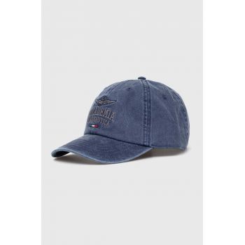 Aeronautica Militare șapcă de baseball din denim cu imprimeu, HA1180CT3249