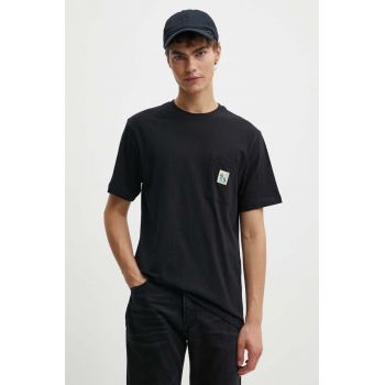 Kaotiko tricou din bumbac culoarea negru, cu imprimeu, AP028-03-G002