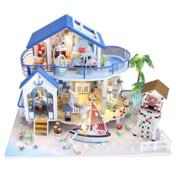 Kit DIY Casa de pe plaja Legend Of The Blue Sea- Set Complet cu Mobilier si Accesorii