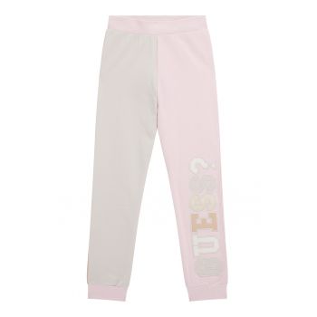 Pantaloni de trening din bumbac cu model logo