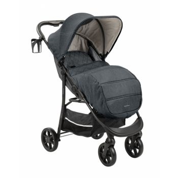 Carucior modular 3in1 KikkaBoo Selina Dark Grey 2024