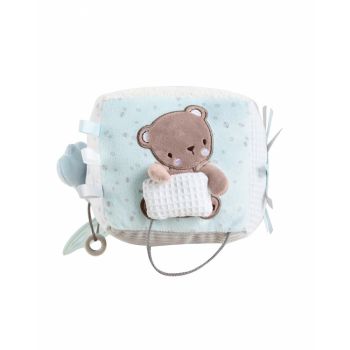 Cub din plus cu activitati Dream Big Blue 16x16 cm