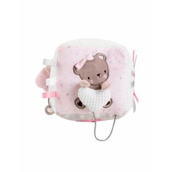 Cub din plus cu activitati Dream Big Pink 16x16 cm