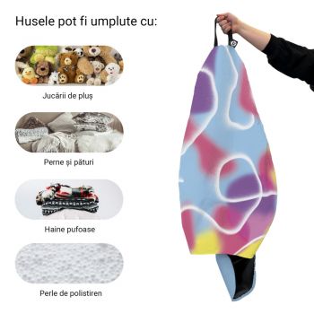 Husa fotoliu Puf Bean Bag tip Para XL fara umplutura aerobic