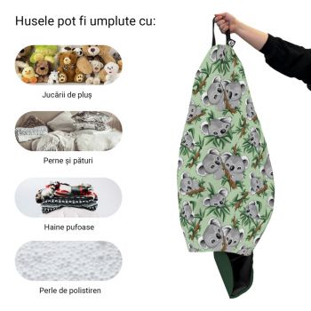 Husa fotoliu Puf Bean Bag tip Para XL fara umplutura koala