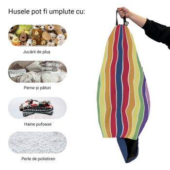 Husa fotoliu Puf Bean Bag tip Para XL fara umplutura zuma