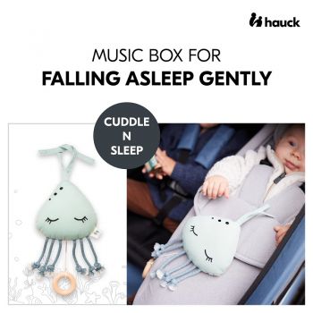 Jucarie muzicala soft touch Hauck Cuddle N Sleep Jellyfish