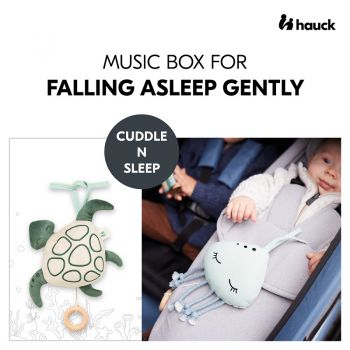 Jucarie muzicala soft touch Hauck Cuddle N Sleep Turtle