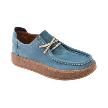 Mocasini casual GRYXX bleumarin, 600401, din nabuc