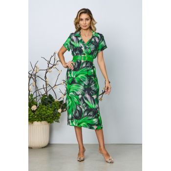 Rochie de zi Emiliana Verde