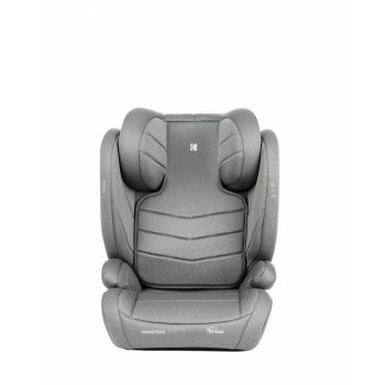 Scaun auto cu isofix KikkaBoo 100-150 cm i-Stand i-SIZE Light Grey