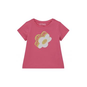 Tricou din amestec de bumbac cu imprimeu floral