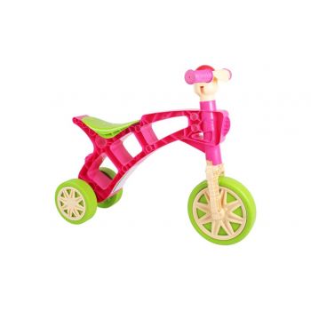 Vehicul de echilibru fara pedale cu trei roti Minibike Pink