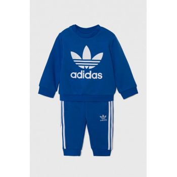 adidas Originals trening copii CREW SET culoarea albastru marin, IX5151